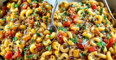 One-Pot-Pasta mit Linsen: Ein herzhaftes Rezept aus einem Topf recipe photo