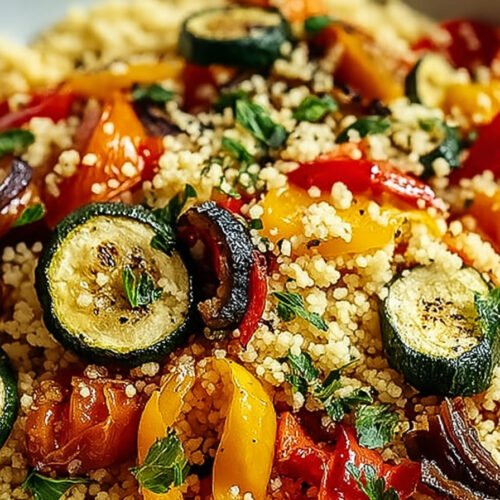 Magisches Röstgemüse Couscous für geschmackvolle Momente extra recipe photo