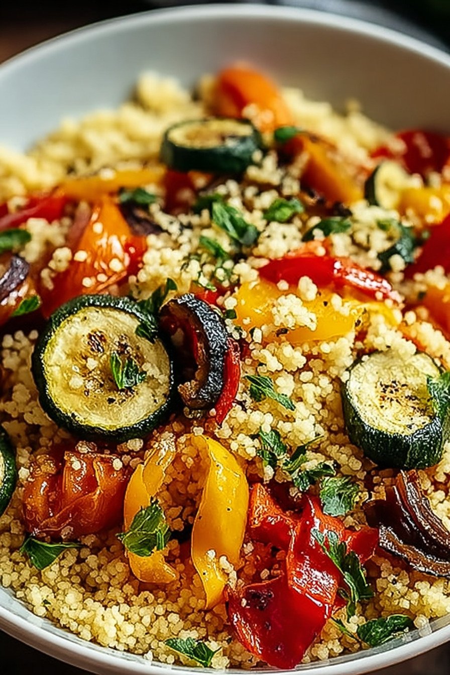 Magisches Röstgemüse Couscous für geschmackvolle Momente extra recipe photo