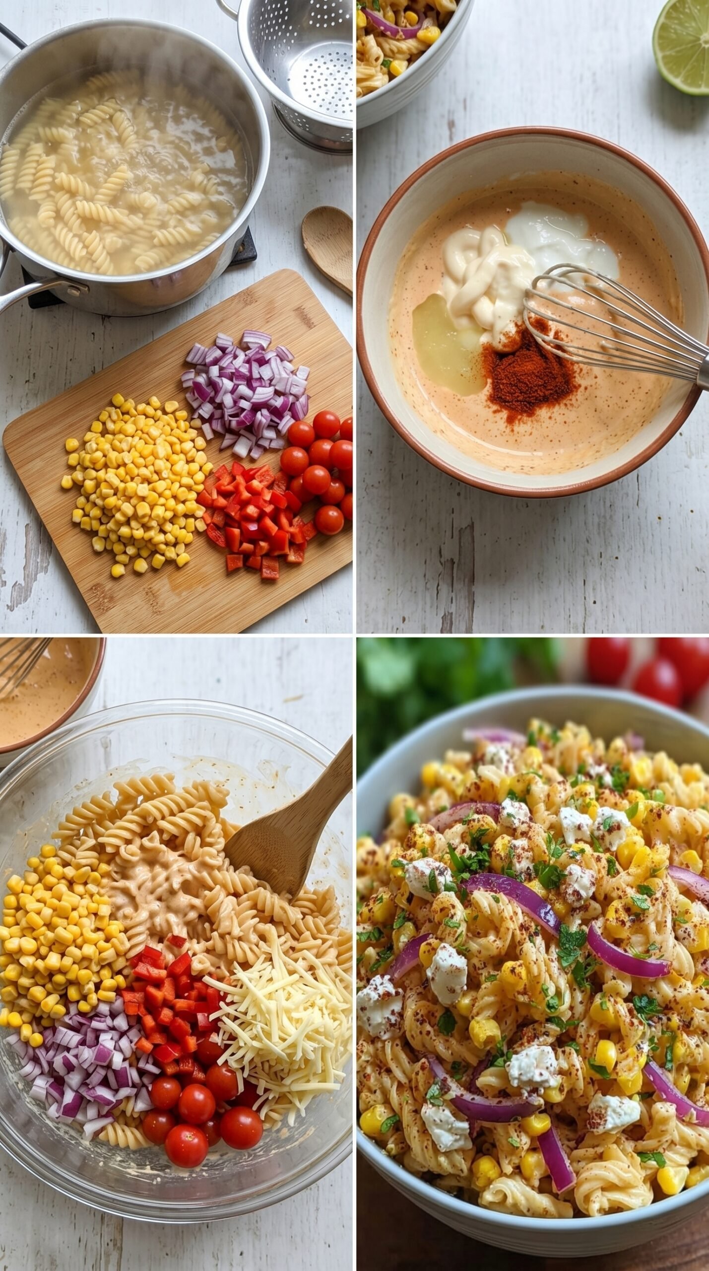 Dieser mexikanische Nudelsalat mit Mais ist das Highlight jeder Grillparty recipe instructions