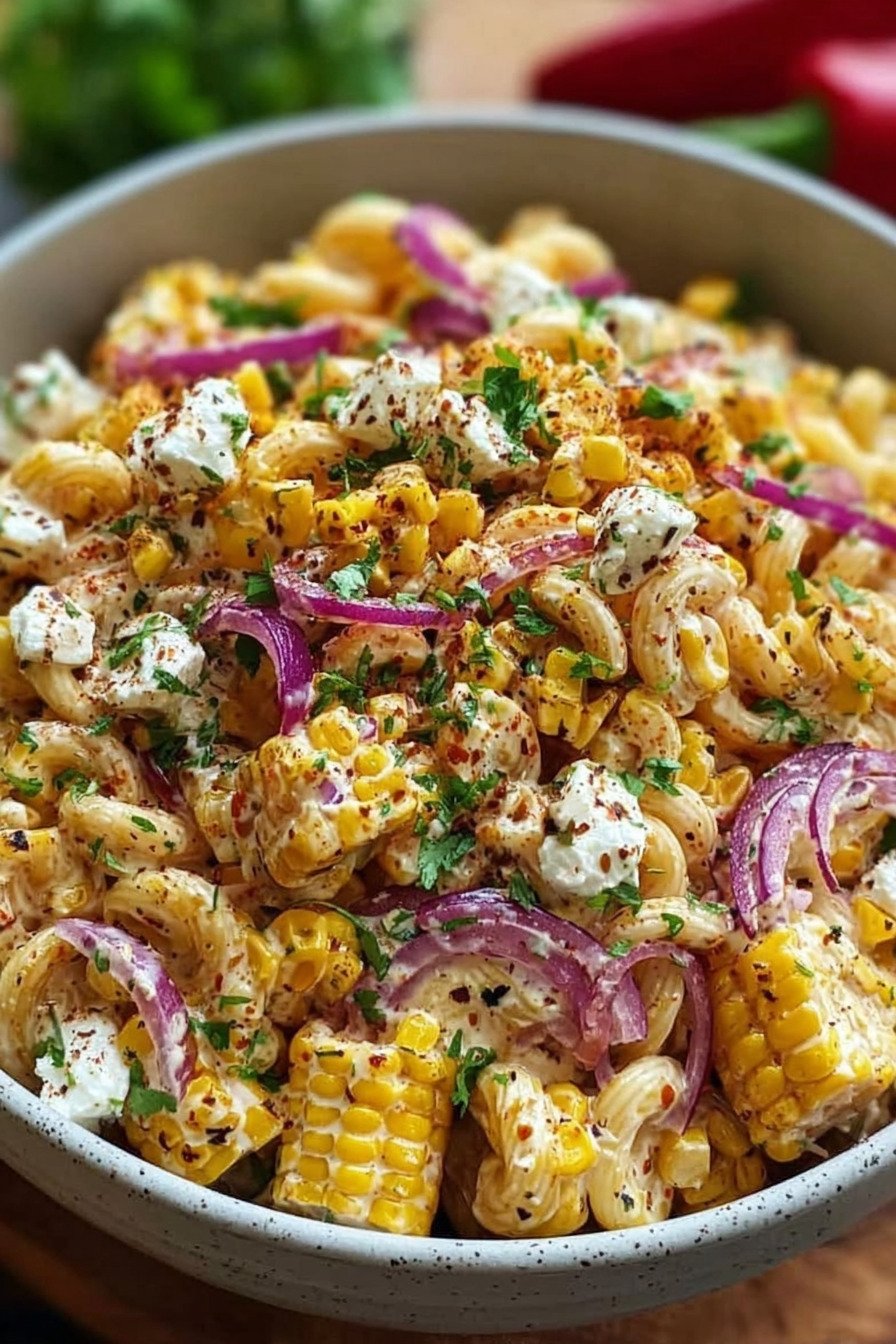 Dieser mexikanische Nudelsalat mit Mais ist das Highlight jeder Grillparty extra recipe photo